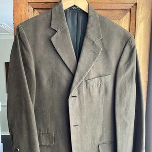 Suede Relaxed Fit Blazer